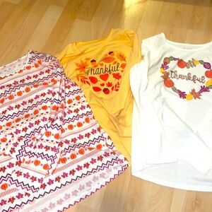 Children’s Place set of 3 Fall long sleeve‎ T-shirts NEW GIRLS 16